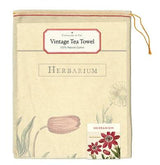 Natural Cotton Tea Towel | Herbarium - Stone Hollow Farmstead