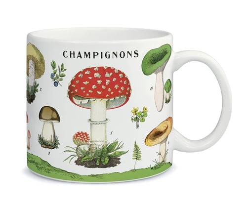 Vintage Print Mug | Mushrooms - Stone Hollow Farmstead