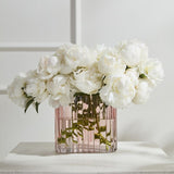 clematis vase with flowers stone hollow farmstead