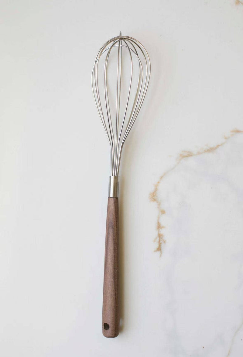 Kitchen Whisks with Wooden Handle - Stone Hollow Farmstead