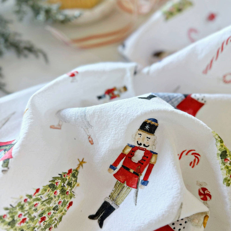 Nutcracker Tea Towel - Stone Hollow Farmstead