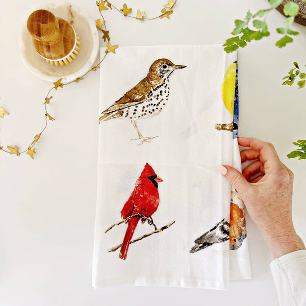 Birds Tea Towel - Stone Hollow Farmstead