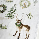 Evergreen Christmas Tea Towel - Stone Hollow Farmstead
