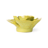 Chartreuse Elegance Ranunculus Ceramic Wall Flower side view at Stone Hollow Farmstead