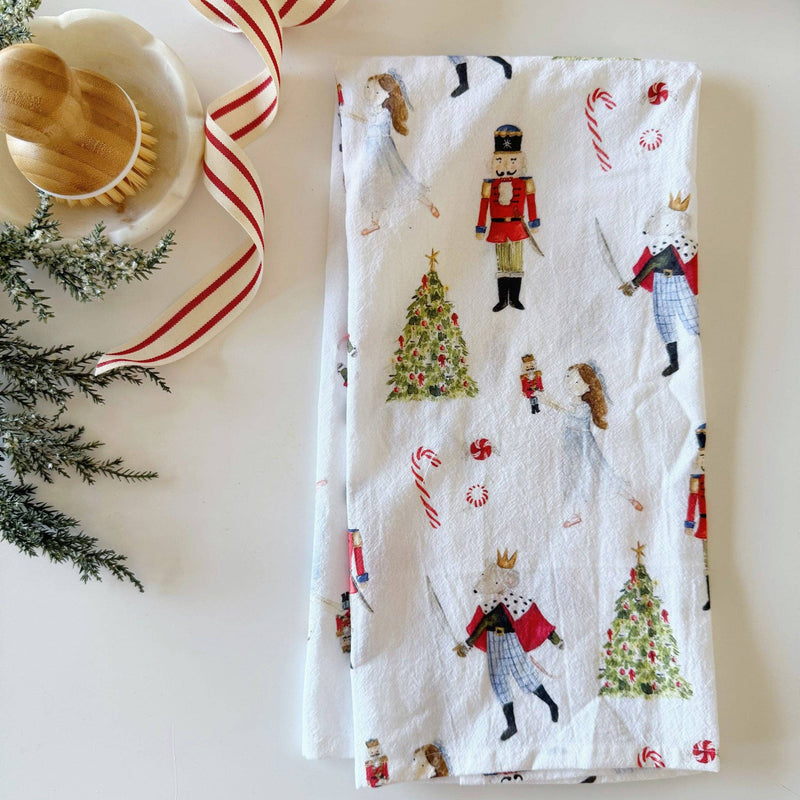 Nutcracker Tea Towel - Stone Hollow Farmstead