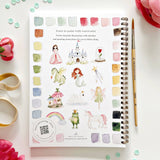 Fairytale watercolor workbook stone hollow farmstead Emily Lex