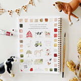 Farm watercolor workbook stone hollow farmstead Emily Lex