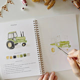 Farm watercolor workbook stone hollow farmstead Emily Lex
