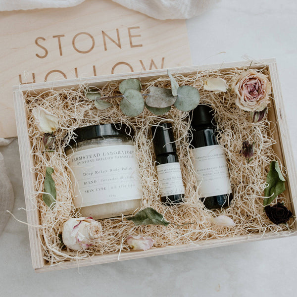 Deep Relax Aromatherapy Spa Box - Stone Hollow Farmstead