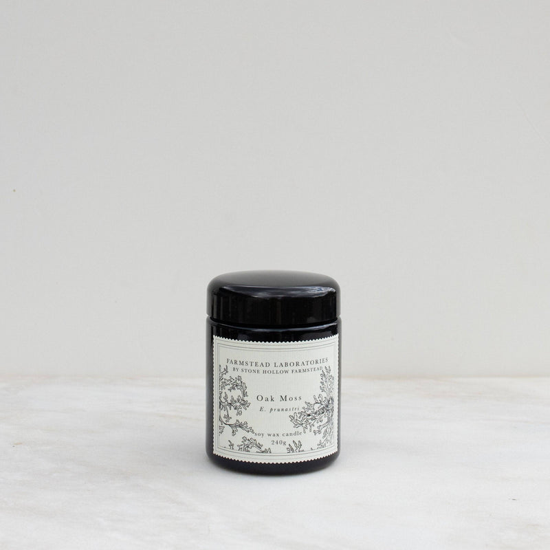 Oak Moss Candle - Stone Hollow Farmstead