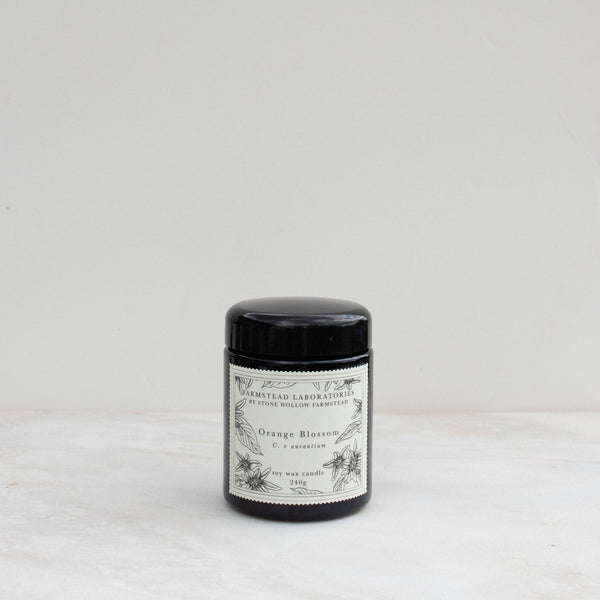 Orange Blossom Candle - Stone Hollow Farmstead