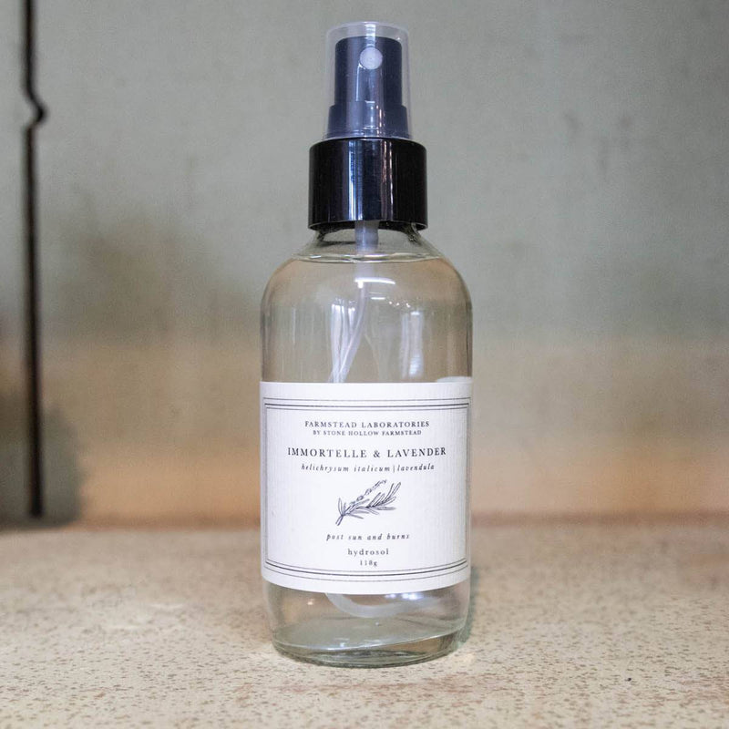 Post Sun & Burns Hydrosol | Immortelle & Lavender - Stone Hollow Farmstead