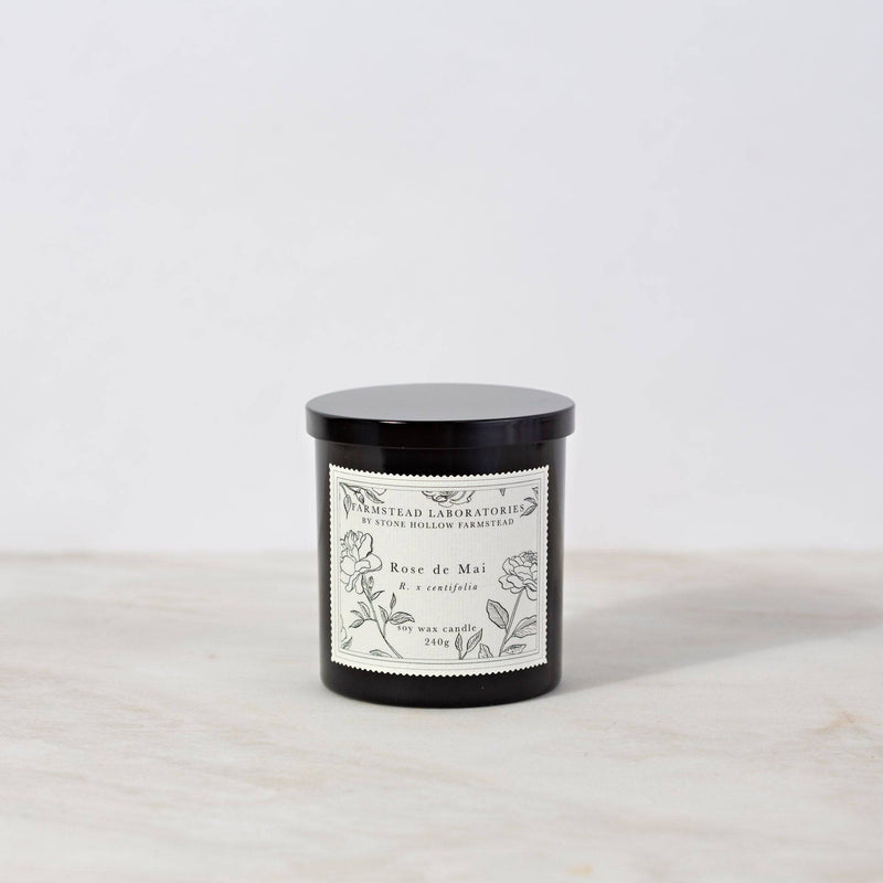 Rose de Mai Candle - Stone Hollow Farmstead