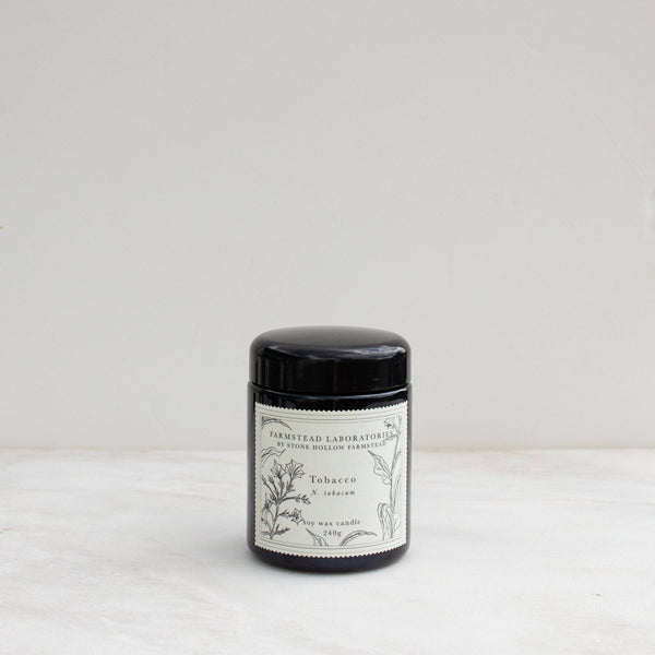 Tobacco Candle - Stone Hollow Farmstead