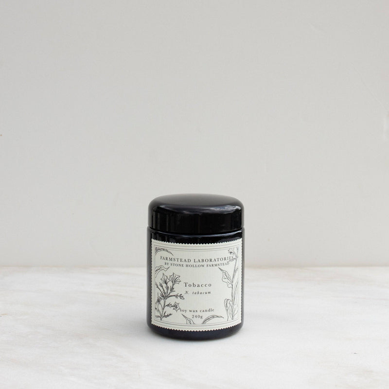Tobacco Candle - Stone Hollow Farmstead