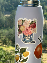 Delft Floral Sticker