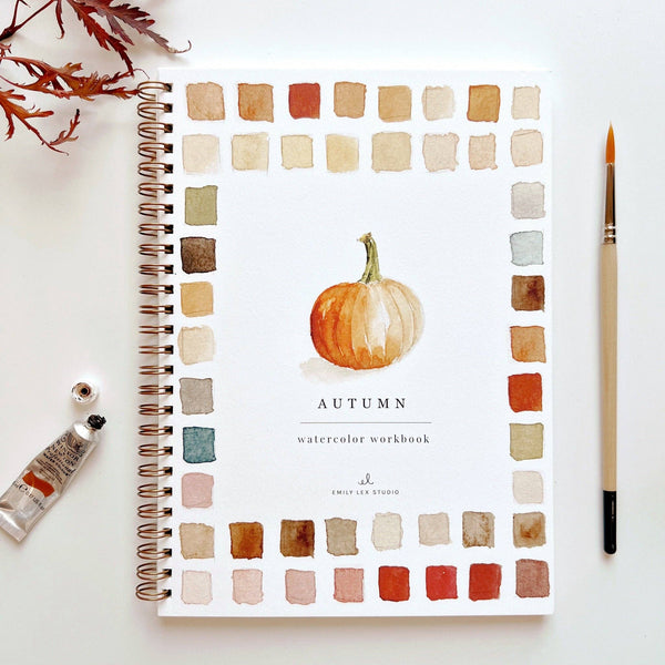Autumn Watercolor Workbook - Stone Hollow Farmstead