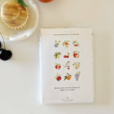 fruit tea towel Emily lex studio stone hollow farmstead