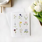 garden flowers notecard set stone hollow farmstead Emily Lex