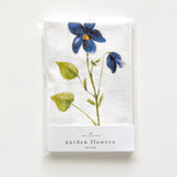 Garden flowers tea towel - Stone Hollow Farmstead