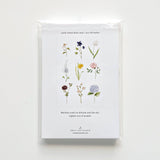 Garden flowers tea towel - Stone Hollow Farmstead