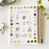 Garden watercolor workbook - Stone Hollow Farmstead Emily Lex