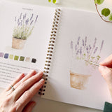 Garden watercolor workbook - Stone Hollow Farmstead Emily Lex