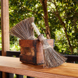 Mini Coconut Palm Broom - Handmade - Stone Hollow Farmstead