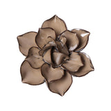 Latte Daffodil Ceramic Wall Flower front view at Stone Hollow Farmstead