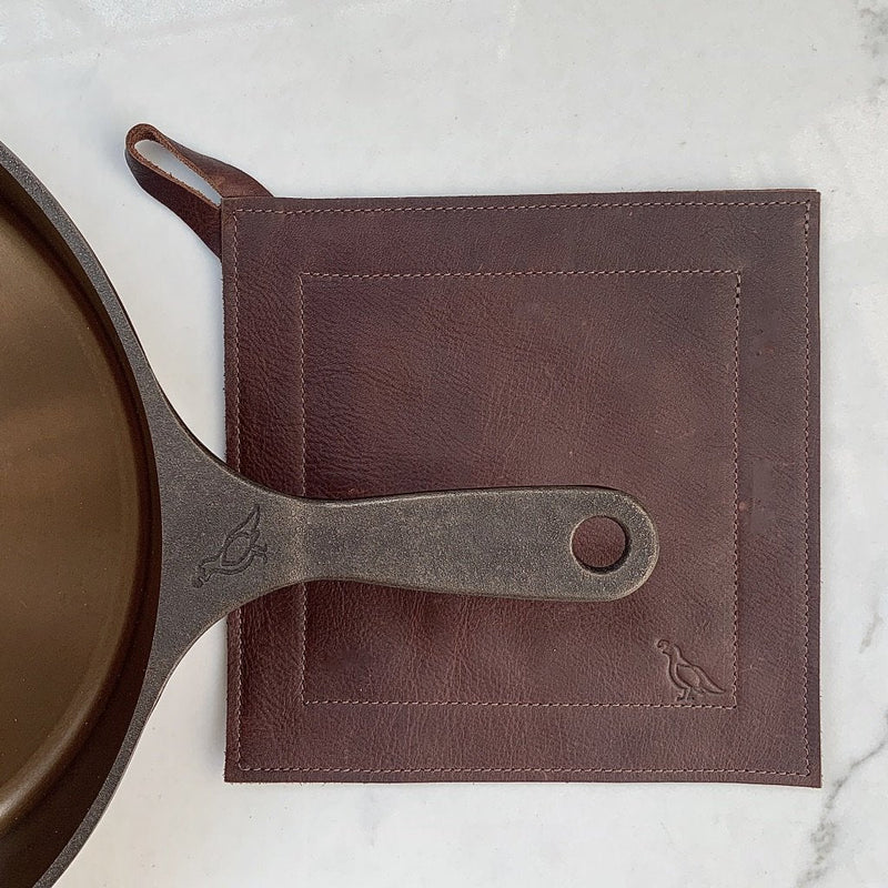 Full Grain Leather Potholder - Stone Hollow Farmstead