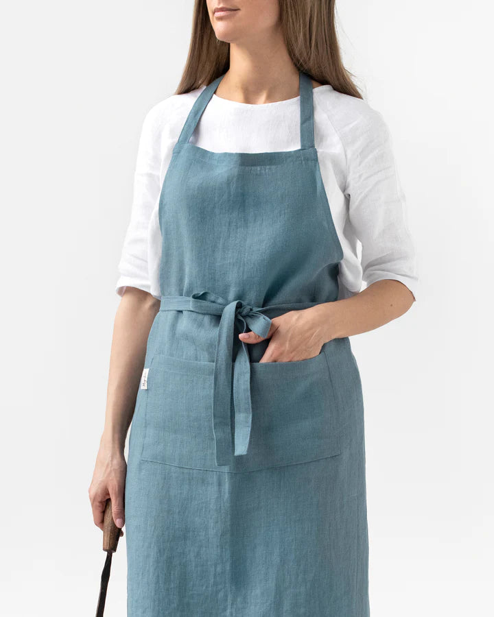 Apron | Gray Blue - Stone Hollow Farmstead