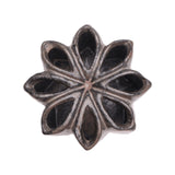 Misty Ceramic Flower Vase gunmetal sizes at Stone Hollow Farmstead