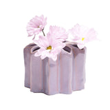 Misty Ceramic Flower Vase Mauve Large at Stone Hollow Farmstead