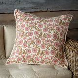 Botanical Print Pillow, Clematis, Stone Hollow Farmstead