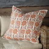Botanical Print Pillow, Quince, Stone Hollow Farmstead