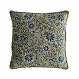 Botanical Print Pillow, Plumbago, Stone Hollow Farmstead