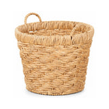 Natural Hyacinth Bushel Basket, Large, Stone Hollow Farmstead