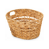 Natural Hyacinth Laundry Tote, Medium, Stone Hollow Farmstead