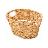 Natural Hyacinth Laundry Tote, Small, Stone Hollow Farmstead