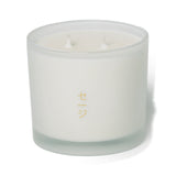 Shido Floral Candle in Sage at Stone Hollow Farmstead