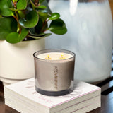 Shido Floral Candle in Spiderflower styled at Stone Hollow Farmstead