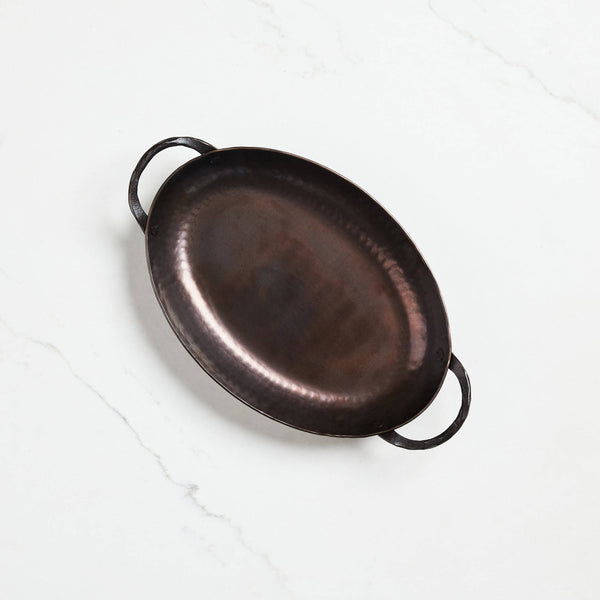 Smithey Carbon Steel Oval Roaster - Stone Hollow Farmstead
