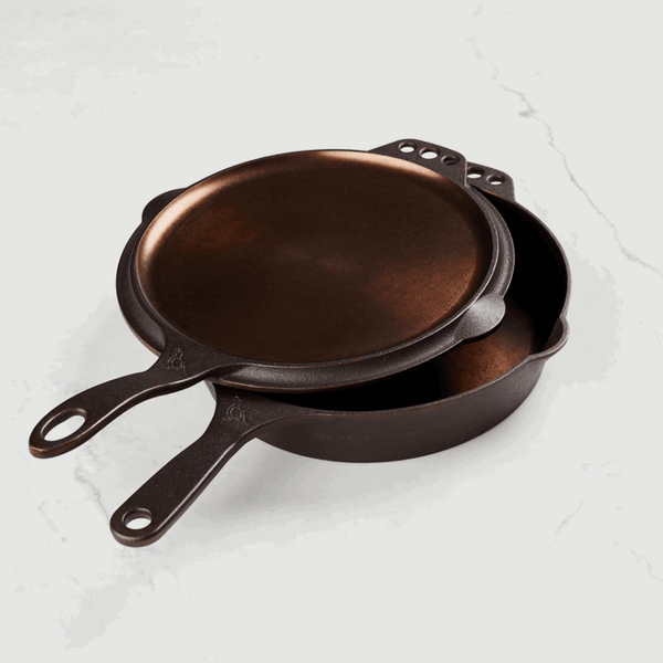 Smithey No. 11 Deep Skillet with Glass Lid