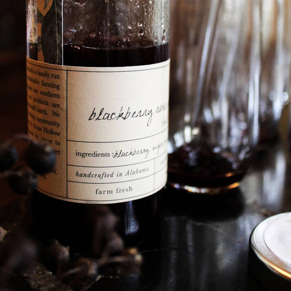 Blackberry Rose Geranium Fruit Topping - Stone Hollow Farmstead