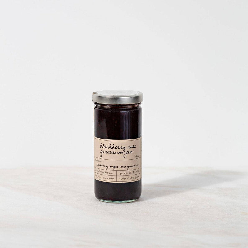 Blackberry Rose Geranium Jam - Stone Hollow Farmstead