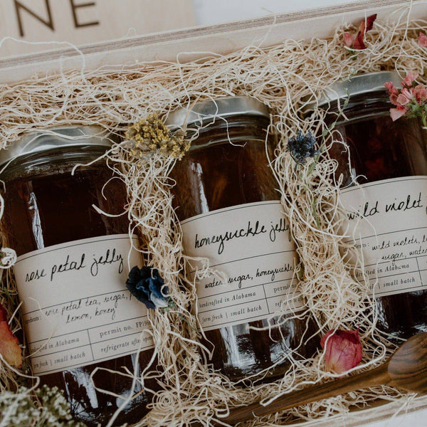 Floral Preserves Trio | Gift Box - Stone Hollow Farmstead
