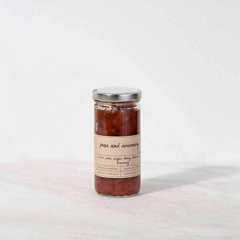 Pear + Rosemary Preserves - Stone Hollow Farmstead