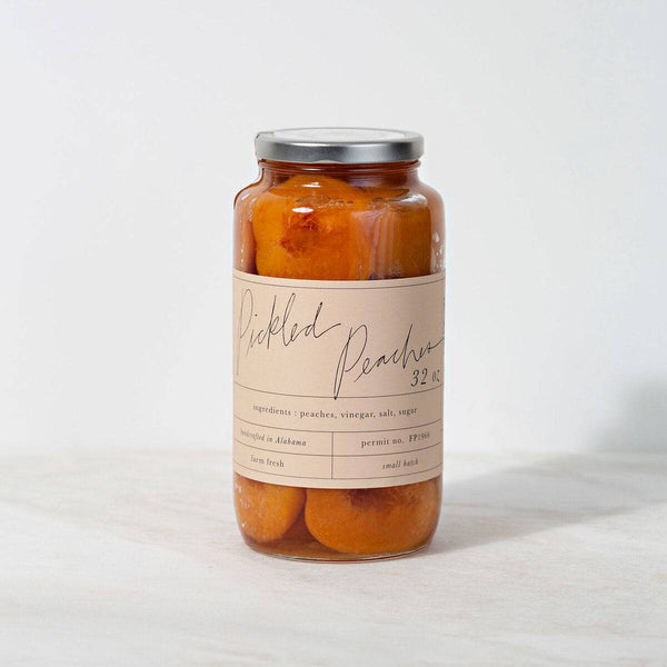 Pickled Peaches - Stone Hollow Farmstead