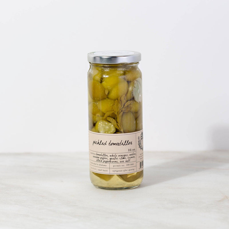 Pickled Tomatillos - Stone Hollow Farmstead