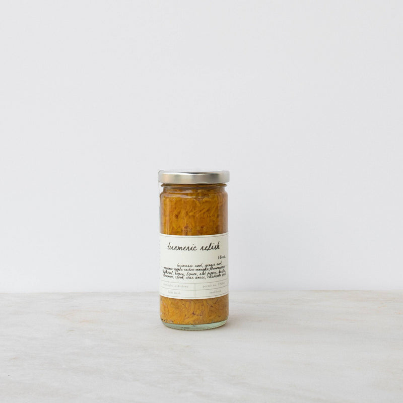 Pickled Turmeric Relish - Stone Hollow Farmstead